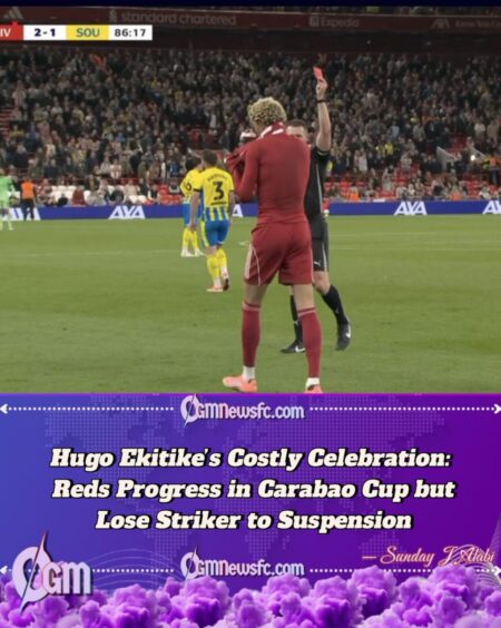 Ekitike's Costly Celebration: Liverpool Striker Suspended After Carabao Cup Heroics Turn Sour