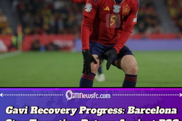 Barcelona’s Gavi Delivers Huge Boost by Avoiding Surgery as Knee Heals and Training Comeback Nears