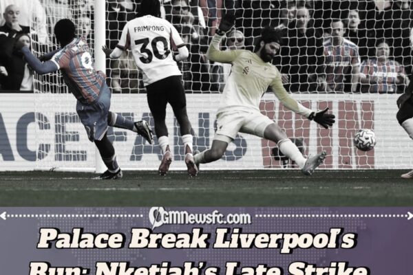 Crystal Palace 2–1 Liverpool: Selhurst Park Stuns the Champions