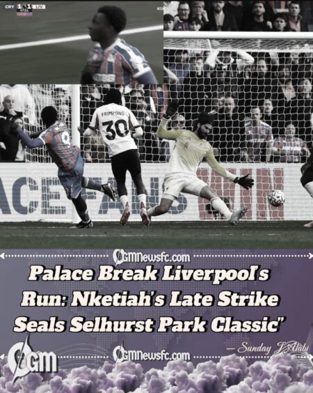 Crystal Palace 2–1 Liverpool: Selhurst Park Stuns the Champions