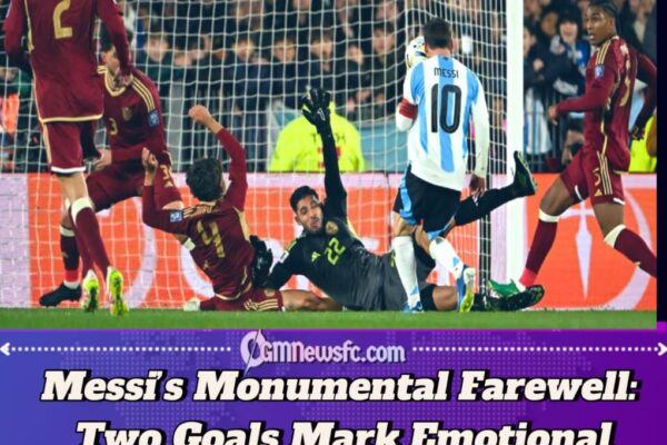 Messi Bids Emotional Farewell with Two Goals in Argentina’s Victory Over Venezuela
