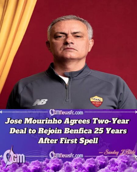 Mourinho Returns: Jose ‘Agrees Two-Year Deal’ to Lead Benfica 25 Years After First Spell