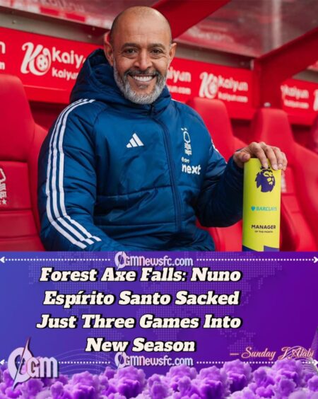 Marinakis Wields the Axe: Nuno Espírito Santo Sacked After Just Three Games of New Season