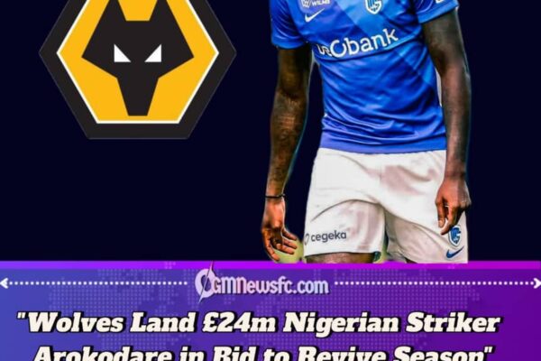 Wolves Secure £24m Deal for Belgian Striker Arokodare as Club Battles Premier League Relegation