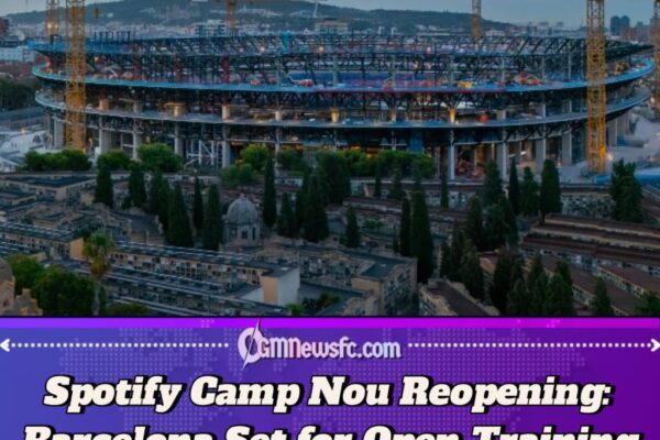 Barcelona Make Powerful Return Move with Open Training Session at Renovated Spotify Camp Nou