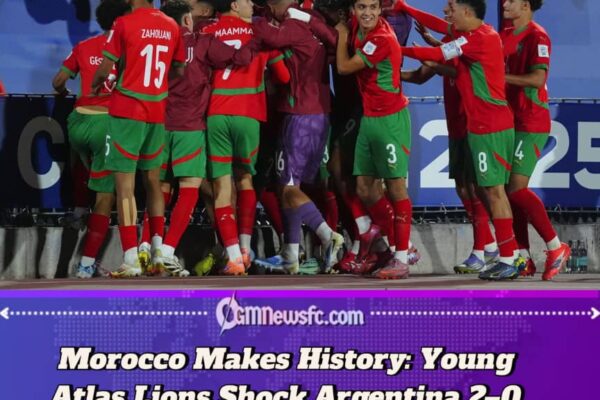 MOROCCO STUNS ARGENTINA 2–0 TO WIN FIRST U20 WORLD CUP TITLE
