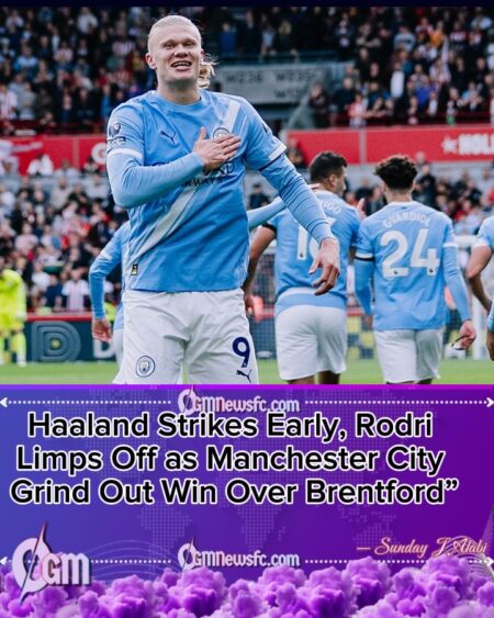 Brentford 0–1 Manchester City: Haaland’s Early Strike Extends City’s Unbeaten Run as Rodri Injury Raises Eyebrows