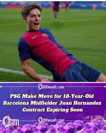PSG Eyes Barcelona Wonderkid Juan Hernandez as Contract Talks Stall – 18-Year-Old Midfield Prodigy on Paris Radar