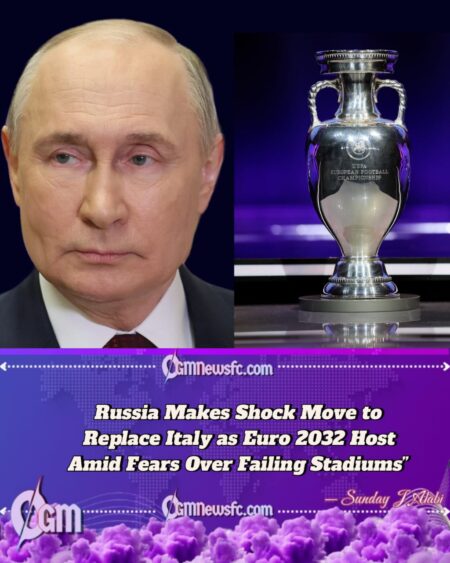 RUSSIA LAUNCHES SHOCK BID TO REPLACE ITALY AS EURO 2032 HOST — DESPITE FOOTBALL BAN
