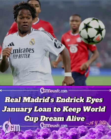 Real Madrid Prodigy Endrick Could Seek Loan Move in January Amid Lack of Game Time