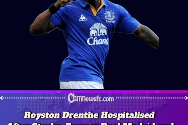 Royston Drenthe Former Real Madrid and Everton Winger Hospitalised After Suffering Stroke at 38