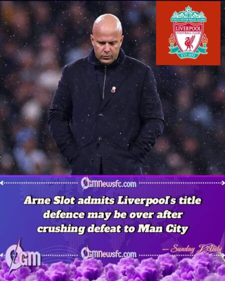 Arne Slot Admits Liverpool’s Title Defense Already in Jeopardy After Man City Humbling