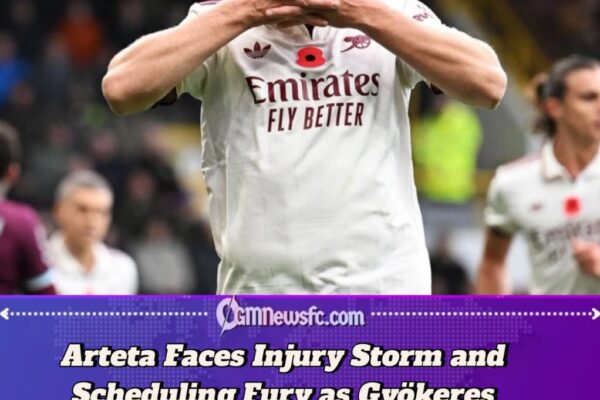 Gyökeres Blow for Arsenal as Arteta Laments Fixture Pile-Up Ahead of Slavia Prague Tie
