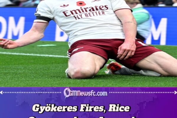 Burnley 0–2 Arsenal: Gyökeres Shines, Rice Dominates as Ruthless Gunners March On