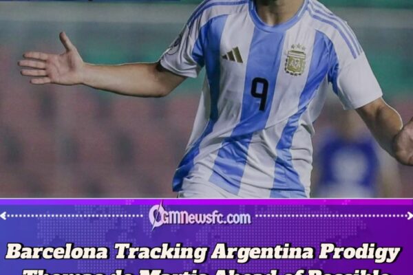 Barcelona Keep Watchful Eye on Argentina’s Rising Star Thomas De Martis: Scouts Track 17-Year-Old U-17 World Cup Sensation