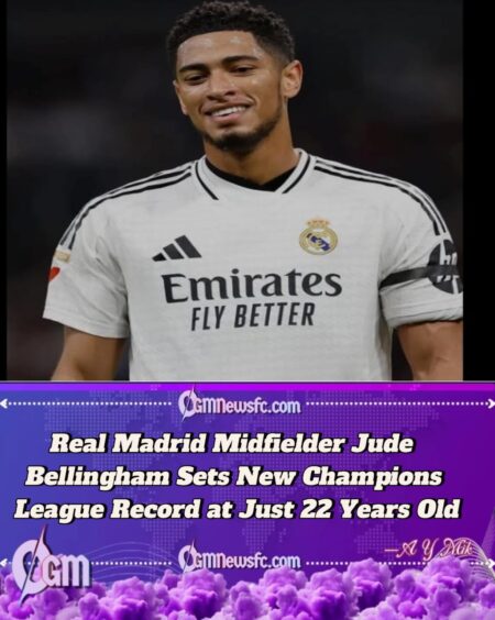 Jude Bellingham Makes History: Becomes Youngest Player Ever to Reach 50 UEFA Champions League Appearances
