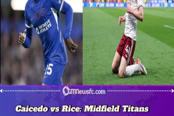 Battle for the Crown: Caicedo and Rice Prepare to Decide Premier League Midfield Supremacy