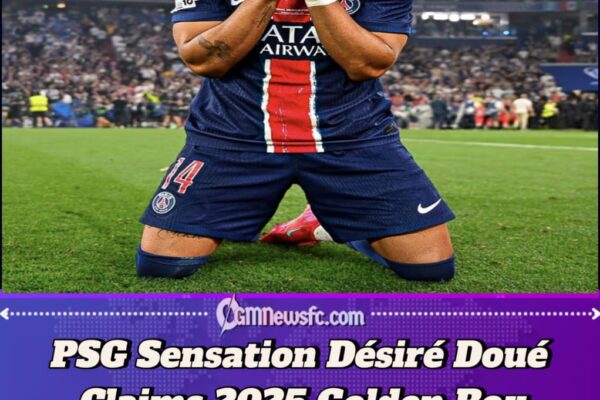 PSG Star Désiré Doué Wins 2024-2025 Golden Boy Award