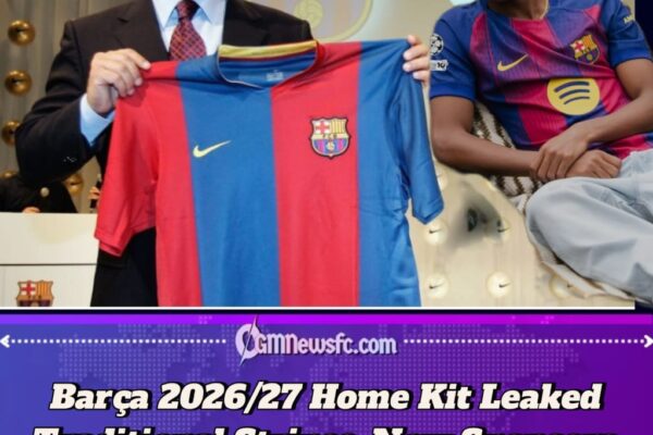 Leaked Barcelona 2026/27 Home Kit Reveals Classic Stripe Comeback with Modern Touches