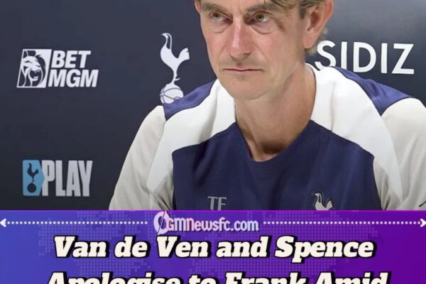 Frank Closes Tunnel Snub Row as Spurs Seek Unity After Chelsea Defeat Van de