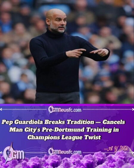 Pep Guardiola Cancels Manchester City Training Ahead of Dortmund Clash in Champions League Move