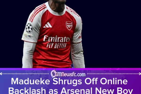 Madueke Shrugs Off Online Backlash As Arsenal New Boy Targets Fiery Chelsea Return