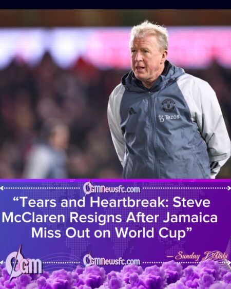 McClaren in Tears as Jamaica Crash Out of World Cup Race and Boss Resigns