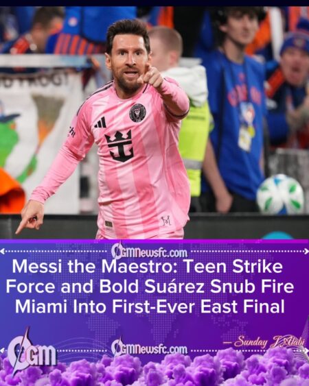 Messi Masterclass as Inter Miami Cruise Into First-Ever Eastern Conference Final