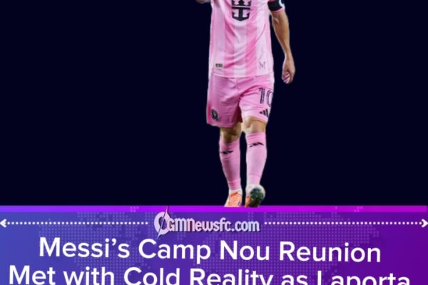Messi’s Camp Nou Reunion Met with Cold Reality as Laporta Rules Out Return”