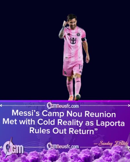 Messi’s Camp Nou Reunion Met with Cold Reality as Laporta Rules Out Return”