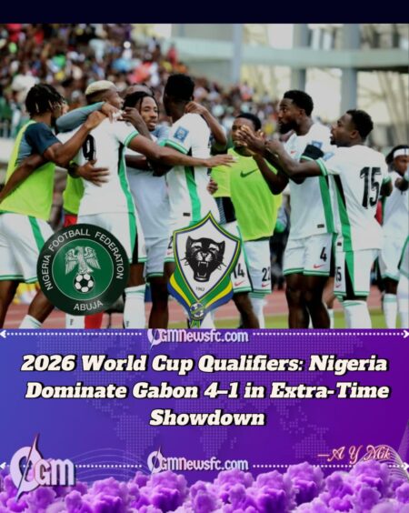 Nigeria Crush Gabon 4–1 to Advance in 2026 FIFA World Cup Play-offs: Osimhen Shines with Extra-Time Double