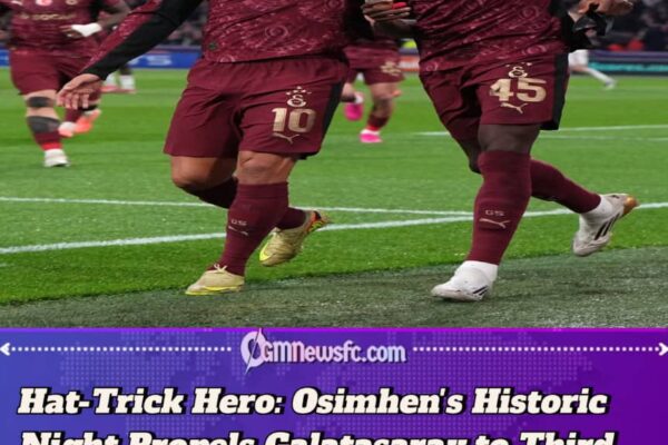 OSIMHEN MAKES CHAMPIONS LEAGUE HISTORY WITH CLINICAL HAT-TRICK AS GALATASARAY CRUSH AJAX