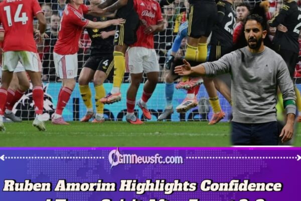 Ruben Amorim Reacts After Manchester United’s 2–2 Draw with Nottingham Forest, Admits “Last Season We’d Have Lost by More Goals”