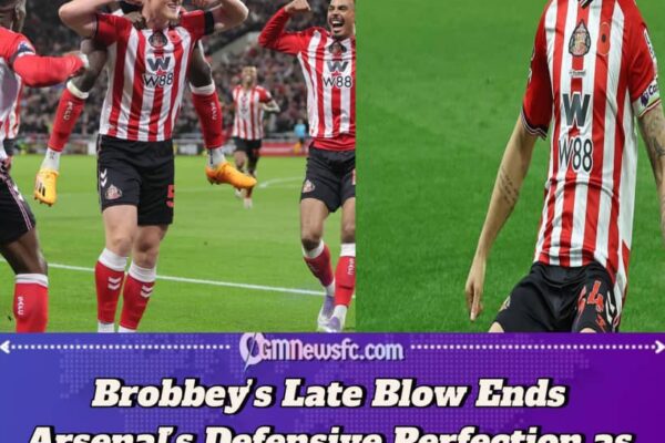 Sunderland 2–2 Arsenal – Saka and Trossard Deliver, But Brobbey Denies Gunners in Added Time