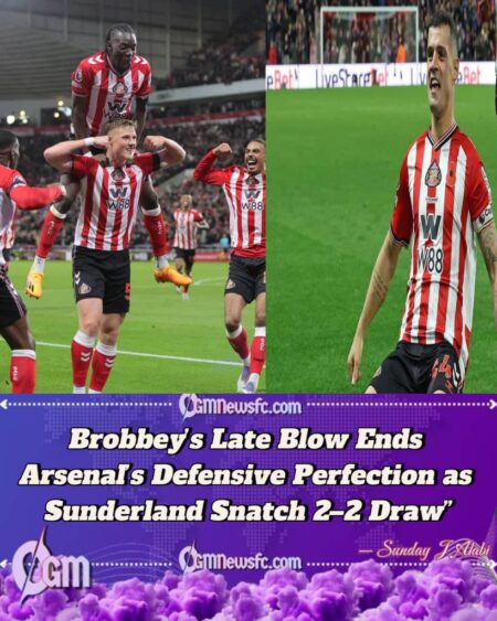 Sunderland 2–2 Arsenal – Saka and Trossard Deliver, But Brobbey Denies Gunners in Added Time
