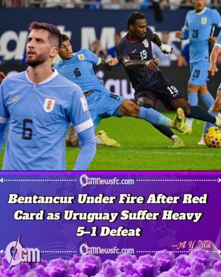 Bentancur in Hot Water as Uruguay’s 5–1 Meltdown Sparks Discipline Debate