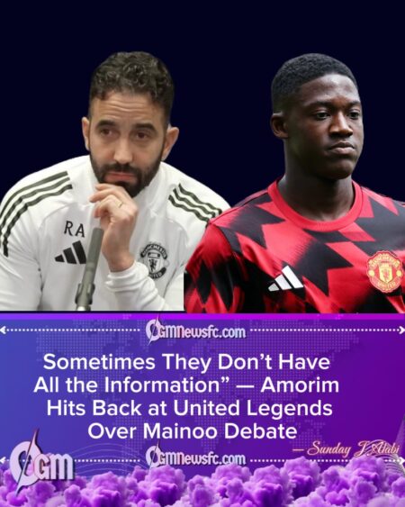 Amorim Defends Mainoo Management Amid Growing Criticism from United Legends