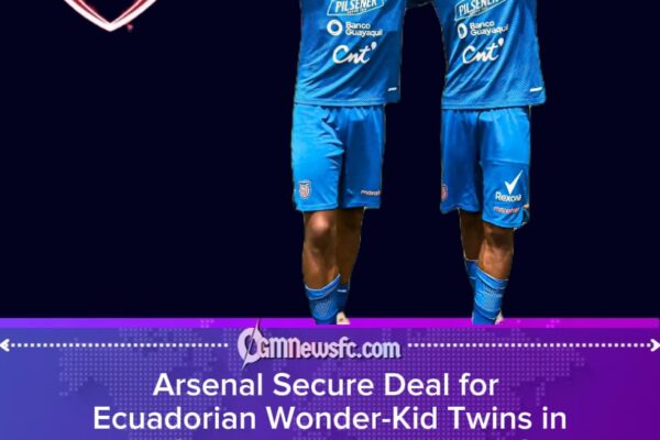 Arsenal Seal Agreement for Ecuadorian Wonder-Kid Twins from Caicedo and Hincapié’s Academy