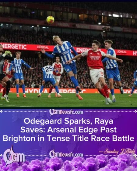 Raya the Saviour as Arsenal Survive Brighton Scare to Return to Premier League Summit