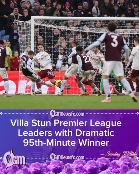 Premier League: Aston Villa 2–1 Arsenal – Result and Reaction