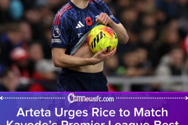 Mikel Arteta Challenges Declan Rice to Match Kayode’s Throw-In ‘Chaos’