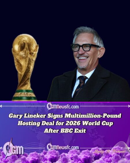 Gary Lineker Confirmed as Lead Host for 2026 World Cup