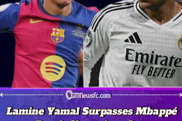 Barcelona Prodigy Lamine Yamal Breaks Kylian Mbappé’s Champions League Record After Assist vs Frankfurt