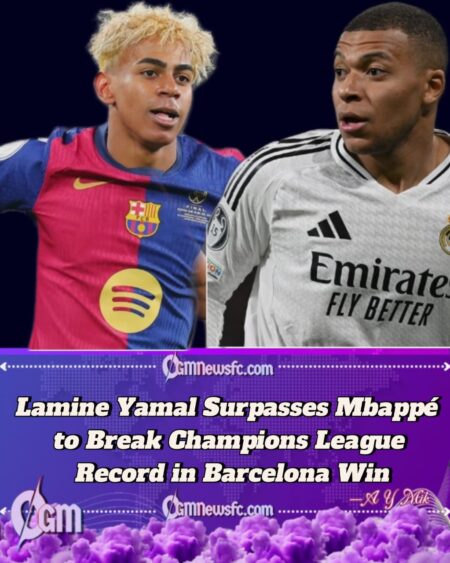 Barcelona Prodigy Lamine Yamal Breaks Kylian Mbappé’s Champions League Record After Assist vs Frankfurt