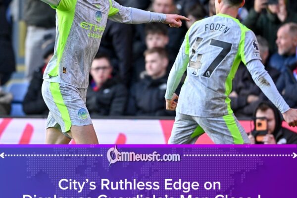 Manchester City Stay on Arsenal’s Heels as Haaland and Cherki Shine in Selhurst Park Statement