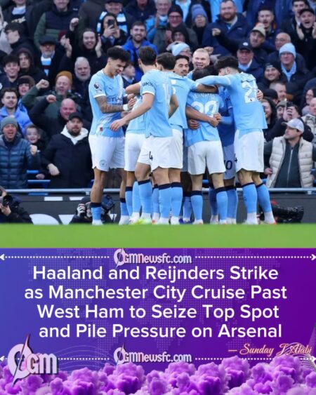 Haaland and Reijnders Fire as Relentless Manchester City Go Top and Turn Up the Heat on Arsenal