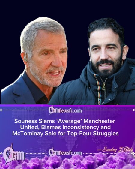 Manchester United ‘Still Average’ and Unlikely to Reach Top Four, Says Souness in Brutal Amorim Assessment
