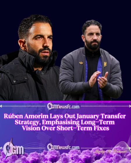 Rúben Amorim Outlines Cautious January Transfer Approach