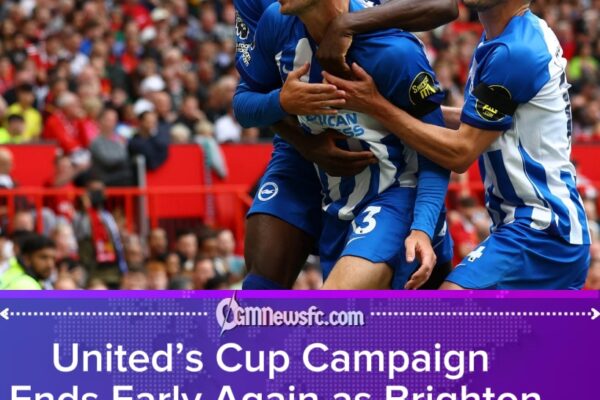 Manchester United 1 Brighton 2: Cup Misery Deepens as Mainoo Returns and Uncertainty Grows for Fletcher