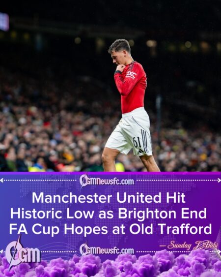 Manchester United Set Unwanted 44-Year Record as Brighton FA Cup Defeat Deepens Season Misery
